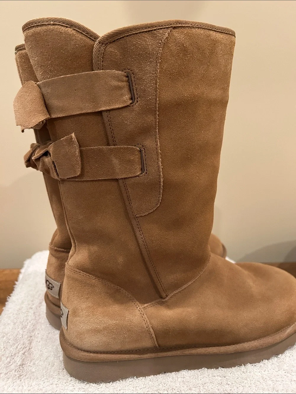 UGG Tall Suede Winter Boots - Chestnut